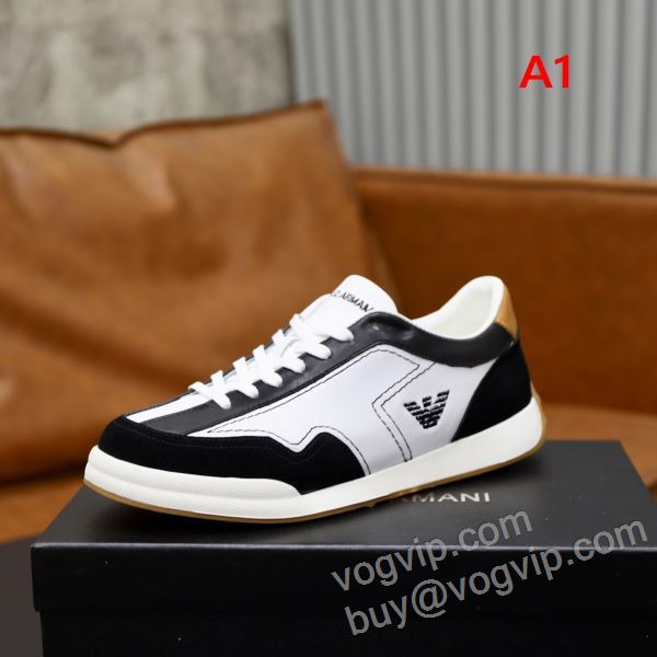2026新作登場 アルマーニ ブランドスーパーコピー NXIEAR010 コーデ 知的なムードを演出 スニーカー カジュアルシューズ 5色可選
