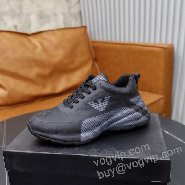 スニーカー カジュアルシューズ アルマーニ ARMANIブランドコピー 2026新作登場 NXIEAR012 3色可選 機能性も備えたアイテム