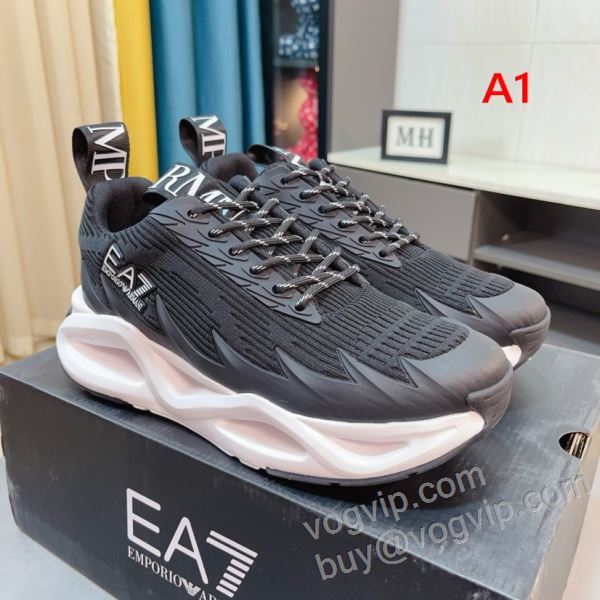 ARMANIコピー ブランド 2026お買い得大人気 NXIEAR015 アルマーニ スニーカー カジュアルシューズ 5色可選 定番のアイテム