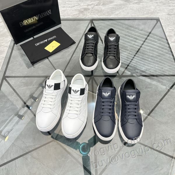 スニーカー カジュアルシューズ アルマーニ スーパーコピー 2026超激得新作 NXIEAR024 3色可選 柔らかな質感