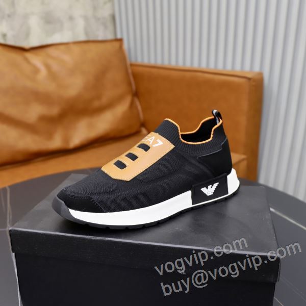 アルマーニ スーパーコピー NXIEAR031 圧倒的な高級感 スニーカー カジュアルシューズ 4色可選 2026品質保証高品質