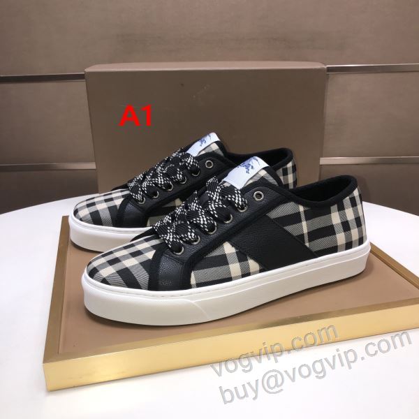 スニーカー カジュアルシューズ バーバリー 偽物ブランド 2026年モデル入荷 NXIEBU008 3色可選 完売必至の人気モデルをご紹介