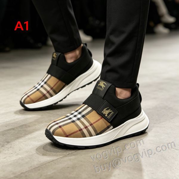 2026春夏季超人気 バーバリー ブランドスーパーコピー NXIEBU010 スニーカー カジュアルシューズ 3色可選 著名人の着用