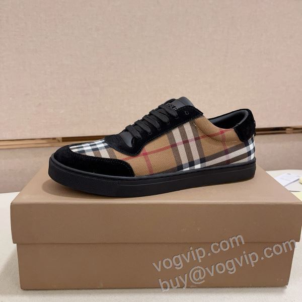 目玉商品 バーバリー BURBERRY偽物ブランド NXIEBU019 スニーカー カジュアルシューズ 2色可選 2026HOT人気セール