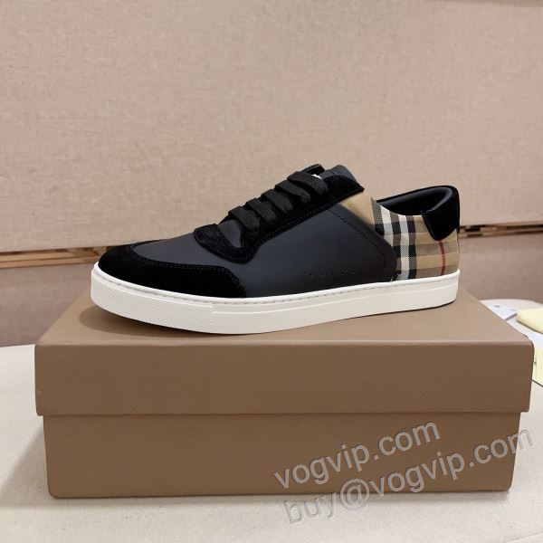大好評? バーバリー BURBERRYブランドスーパーコピー 2026お買い得本物保証 NXIEBU021 スニーカー カジュアルシューズ 4色可選