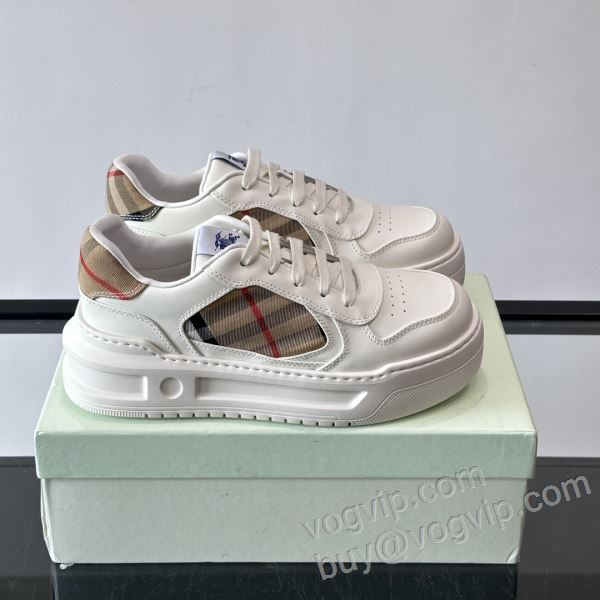 主役になる存在感 バーバリー ブランド 偽物 通販 NXIEBU027 スニーカー カジュアルシューズ 3色可選 2026爆買い新作