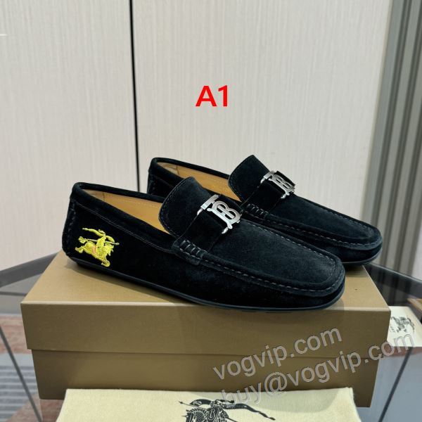 特別人気感謝SALE バーバリー ブランドコピー 2026割引セール NXIEBU033 スリップオン カジュアルシューズ 4色可選