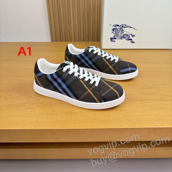 入手困難！ バーバリー スニーカー カジュアルシューズ BURBERRYコピー ブランド 2026驚きの破格値得価 NXIEBU037 5色可選