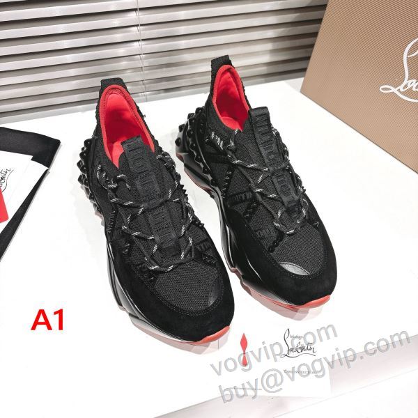 クリスチャンルブタン ブランドコピー 2026春夏季超人気 NXIECL001 スニーカー カジュアルシューズ 3色可選 大人気再登場