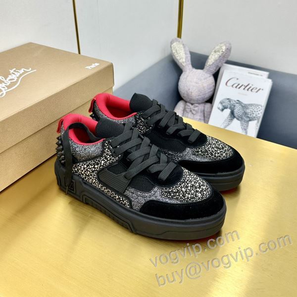 スニーカー 大好評? カジュアルシューズ クリスチャンルブタン コピー ブランド 2026春夏季超人気 NXIECL004 3色可選