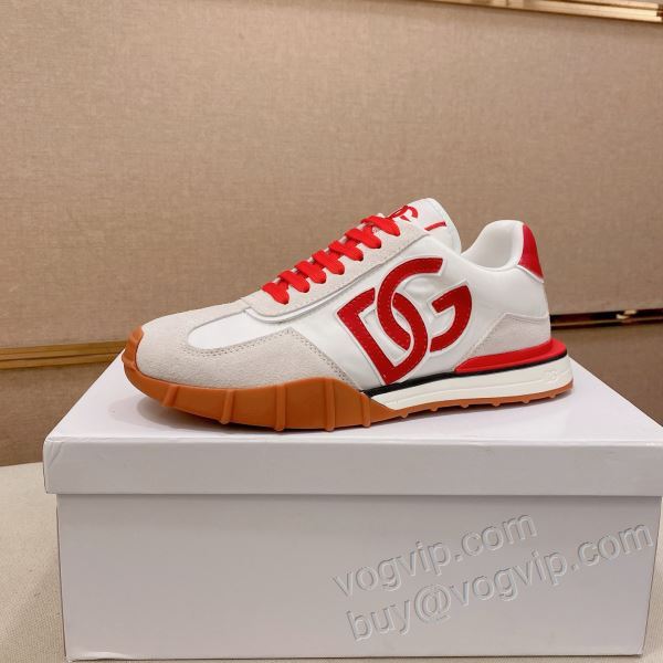 2026超激得高品質 ドルチェ＆ガッバーナ Dolce&Gabbanaブランドコピー 人気商品登場 NXIEDG022 スニーカー カジュアルシューズ 2色可選