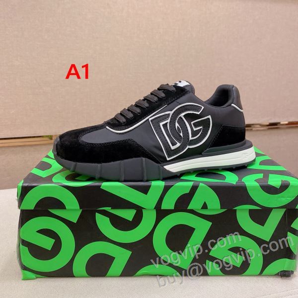 着心地抜群 スニーカー カジュアルシューズ ドルチェ＆ガッバーナ スーパーコピー 2026超激得高品質 NXIEDG024 3色可選