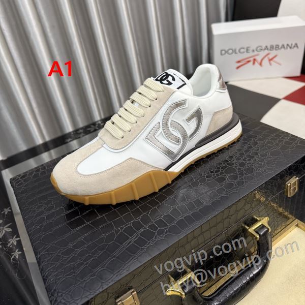 ドルチェ＆ガッバーナ コピー 2026高級品 通販 NXIEDG025 スニーカー カジュアルシューズ 6色可選 上品上質