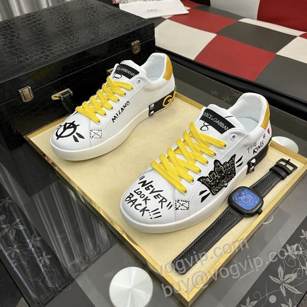 デザイン性の高い ドルチェ＆ガッバーナ Dolce&Gabbanaスーパーコピー 激安 NXIEDG039 スニーカー カジュアルシューズ 2026新品本物