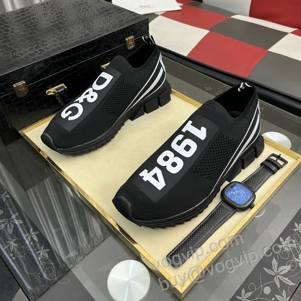 ドルチェ＆ガッバーナ Dolce&Gabbanaスーパーコピー 2026新作入荷品質保証 NXIEDG042 スニーカー カジュアルシューズ 優しい色合い