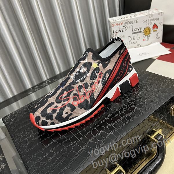 柔らかな質感 ドルチェ＆ガッバーナ スーパーコピー 2026春夏新作 NXIEDG046 スニーカー カジュアルシューズ