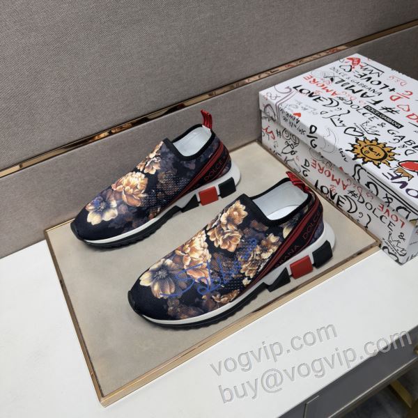 存在感◎ ドルチェ＆ガッバーナ Dolce&Gabbanaスーパーコピー 2026超激得格安 NXIEDG057 スニーカー カジュアルシューズ