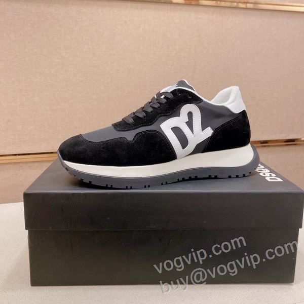 人気ブランド スニーカー カジュアルシューズ ディースクエアード DSQUARED2ブランドコピー 2026超人気新品 NXIEDS012 2色可選