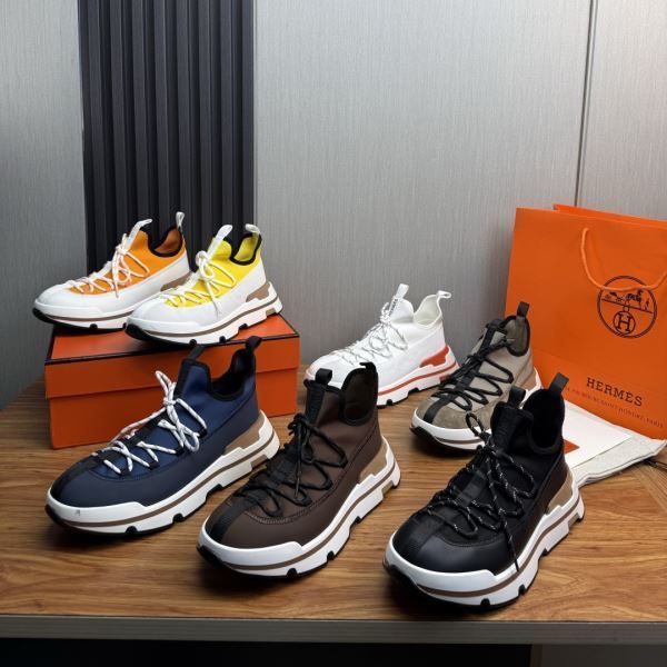 人気新品★超特価★ スニーカー カジュアルシューズ 7色可選 エルメス HERMES 2026秋冬新作 NXIEHE042 シューズ VOGブランドスーパーコピー