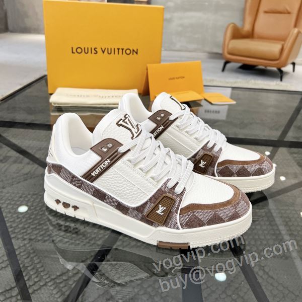 韓国の人気 ルイ ヴィトン LOUIS VUITTONコピー ブランド NXIELV059 スニーカー カジュアルシューズ 2026新商品！
