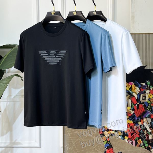 ランキング商品 アルマーニ コピー NXZAR003 半袖Tシャツ 3色可選 2026最安値高品質