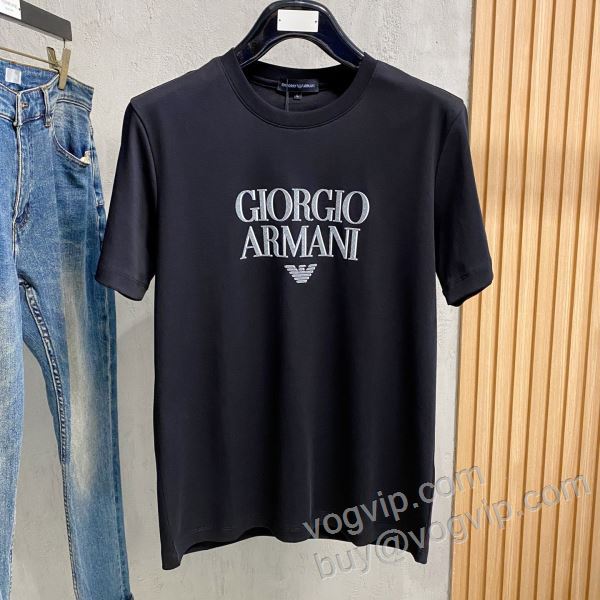 主役になる存在感 アルマーニ ARMANIブランドコピー 2026新作登場 NXZAR012 半袖Tシャツ 3色可選