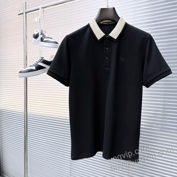 人気商品登場 半袖ポロシャツ アルマーニ ARMANIブランドコピー 2026春夏季超人気 NXZAR024 3色可選