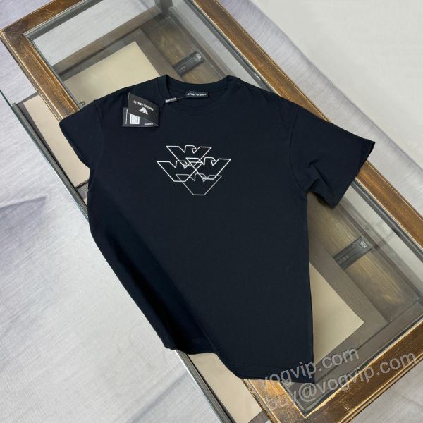 アルマーニ 2026春夏新作 NXZAR028 半袖Tシャツ 3色可選 ARMANIブランド 偽物 通販 大絶賛の履き心地!