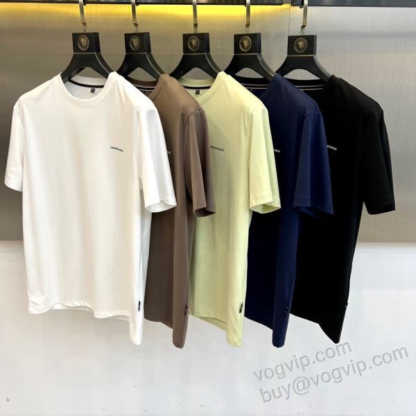 2026お買い得セール アルマーニ ARMANIコピーブランド NXZAR030 半袖Tシャツ 5色可選 人気ブランド