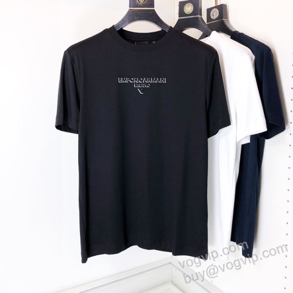 極上の着心地 アルマーニ ARMANIブランドスーパーコピー 2026驚きの破格値爆買い NXZAR033 半袖Tシャツ 3色可選