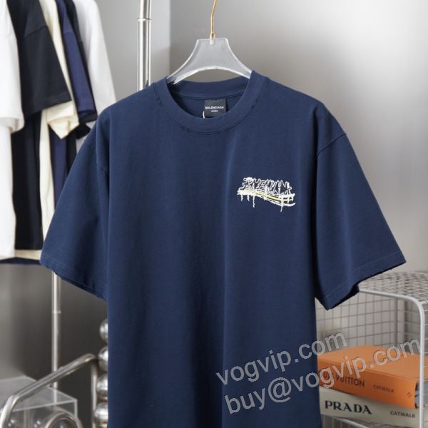 2026春夏季超人気 バレンシアガ スーパーコピー 激安 NXZBAL006 半袖Tシャツ 3色可選 抜群の雰囲気が作れる!