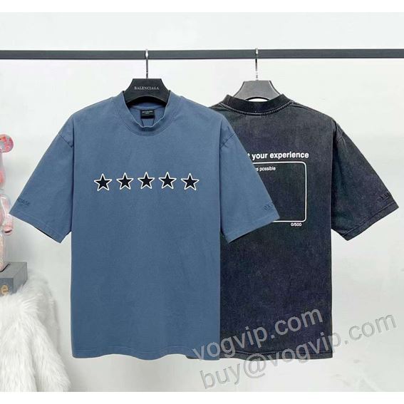 半袖Tシャツ バレンシアガ 偽物ブランド 2026春夏季超人気 NXZBAL008 2色可選 値下げ！