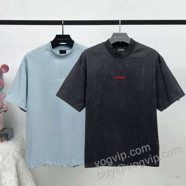 2026HOTお買い得 バレンシアガ BALENCIAGAスーパーコピー 大人気☆NEW!!  NXZBAL013 半袖Tシャツ 2色可選