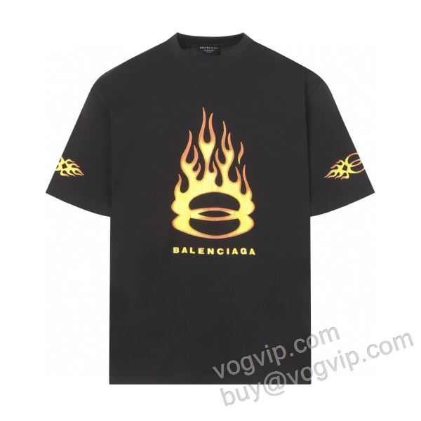 バレンシアガ BALENCIAGAスーパーコピー 激安 2026新作登場 NXZBAL017 半袖Tシャツ 2色可選 大特価