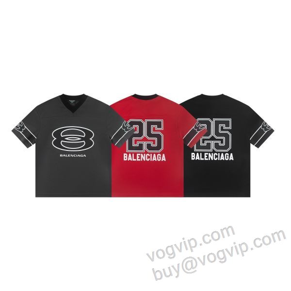 大人のおしゃれに バレンシアガ BALENCIAGA偽物ブランド NXZBAL019 半袖Tシャツ 3色可選 2026新作登場