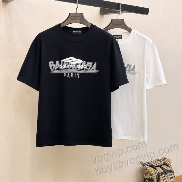 2026お買い得高品質 バレンシアガ コピー ブランド 贈り物にも◎ NXZBAL026 半袖Tシャツ 2色可選