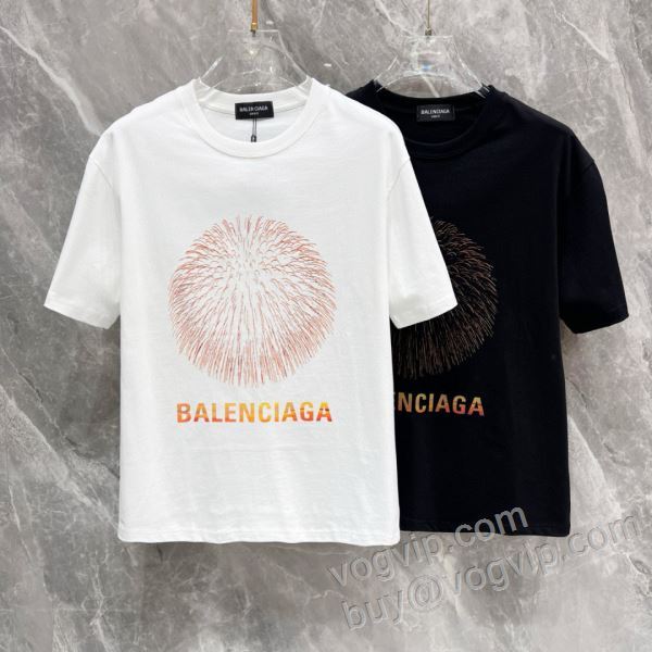 半袖Tシャツ バレンシアガ スーパーコピー 激安 2026お買い得高品質 NXZBAL028 2色可選 上質 大人気！