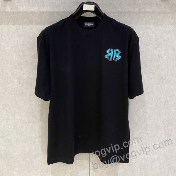 バレンシアガ 2026超人気新品 NXZBAL034 半袖Tシャツ 2色可選 BALENCIAGAブランドコピー 重宝するアイテム