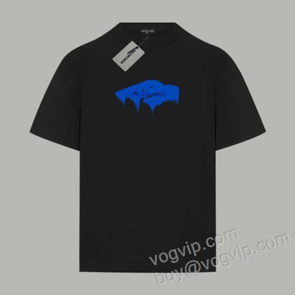バレンシアガ BALENCIAGAコピー ブランド 2026春夏新作 NXZBAL037 半袖Tシャツ 3色可選 人気 ランキング