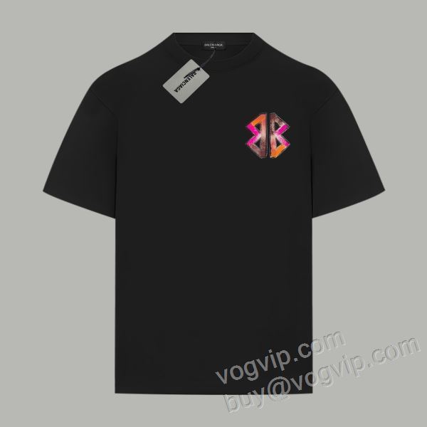 2026春夏新作 バレンシアガ BALENCIAGAブランド 偽物 通販 ファション性の高い NXZBAL038 半袖Tシャツ 2色可選