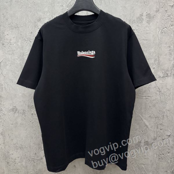 バレンシアガ BALENCIAGA偽物ブランド 2026激安大特価爆買い NXZBAL041 半袖Tシャツ 2色可選 大人っぼい
