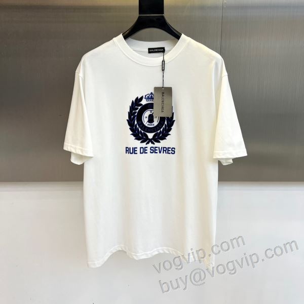 2026驚きの破格値本物保証 バレンシアガ ブランドコピー代引き専門店 スタイリッシュな印象 NXZBAL046 半袖Tシャツ 2色可選
