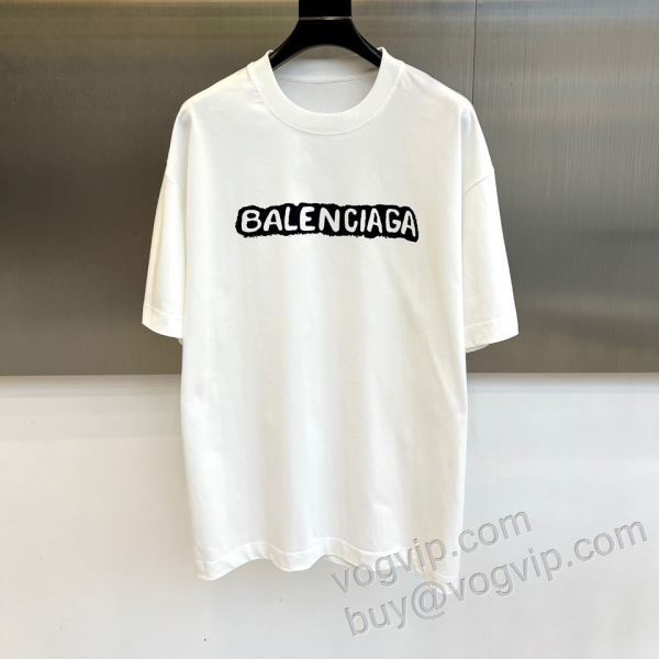 超目玉 バレンシアガ ブランドスーパーコピー 激安専門店 NXZBAL047 半袖Tシャツ 2色可選 2026驚きの破格値本物保証