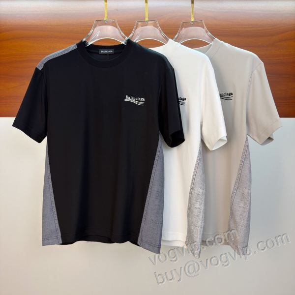 バレンシアガ コピー ブランド 実用性に溢れるアイテム NXZBAL059 半袖Tシャツ 3色可選 2026人気セール高品質