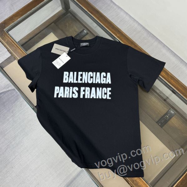 春夏に最も需要のある 半袖Tシャツ バレンシアガ スーパーコピー 2026数量限定格安 NXZBAL064 2色可選