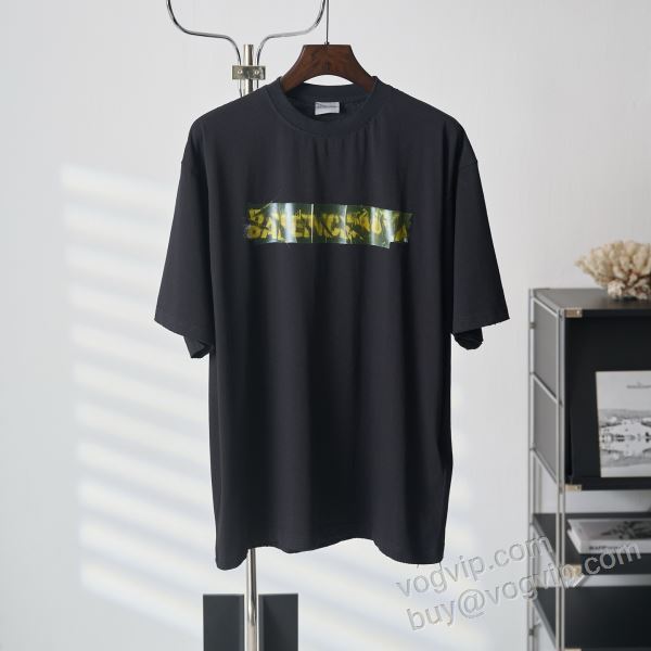 韓国の人気 バレンシアガコピー NXZBAL070 半袖Tシャツ 2色可選 2026最安値高品質