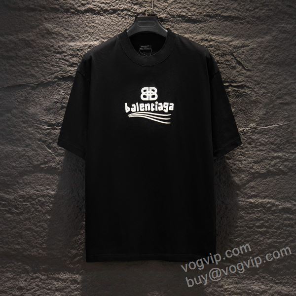 バレンシアガ 2026新商品！ NXZBAL079 半袖Tシャツ 2色可選 BALENCIAGAブランドコピー 海外限定ライン