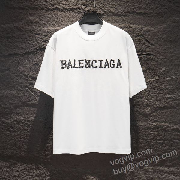 半袖Tシャツ バレンシアガ BALENCIAGAブランド 偽物 通販 2026限定セールお買い得 NXZBAL083 2色可選 今一番HOTな新品
