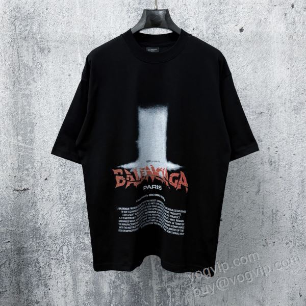 完成度の高い逸品 バレンシアガコピーブランド NXZBAL102 半袖Tシャツ 2026品質保証豊富な