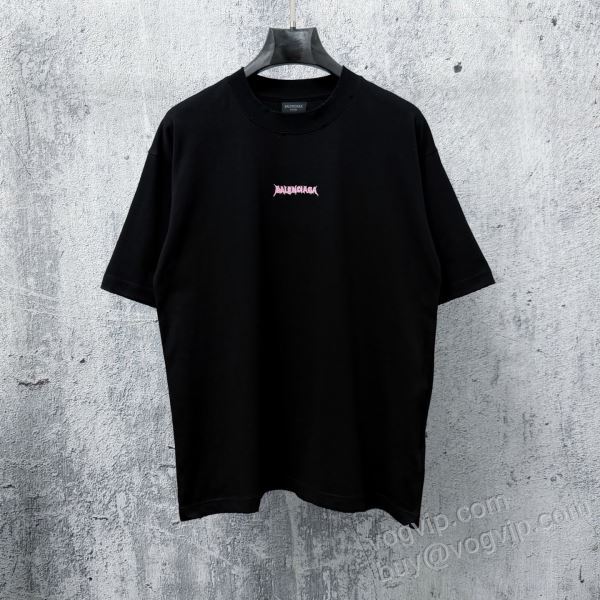 2026品質保証豊富な NXZBAL103 半袖Tシャツ 2色可選 バレンシアガ偽物ブランド 高級感漂わせる